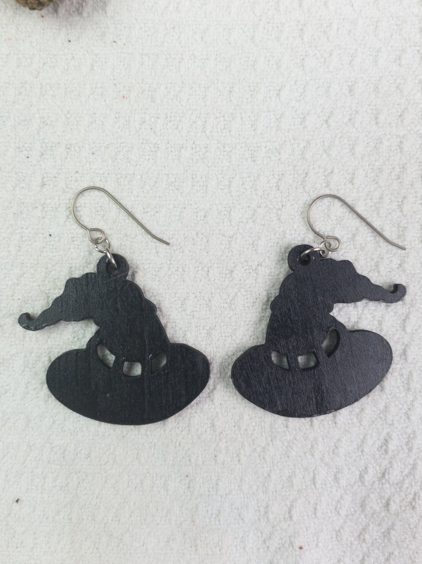 Witch Hat Halloween Earrings