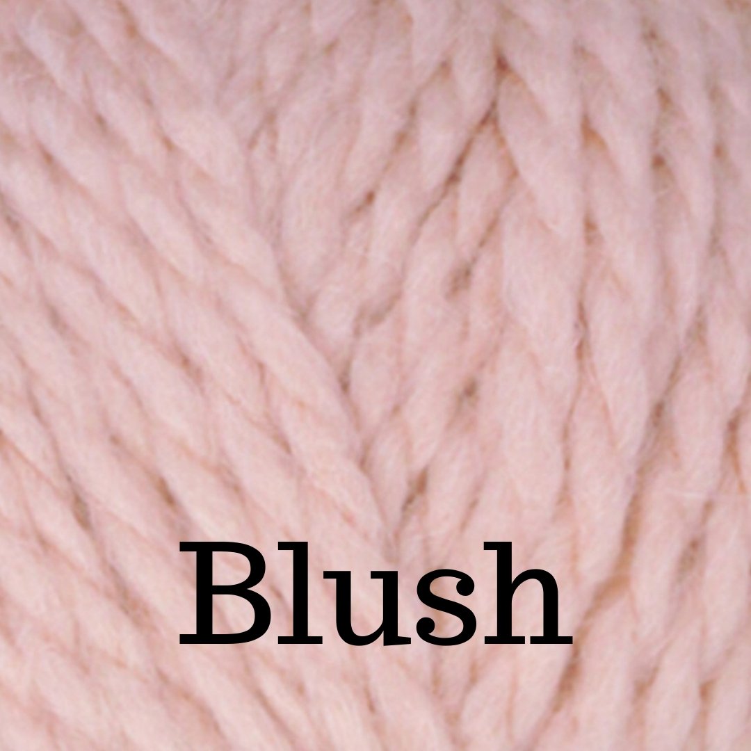 Blush Alpaca Blend Wool Crochet Hat with Pom - a-Farm-girl-bytess | Handmade Alpaca Wool Winter Hats for Women