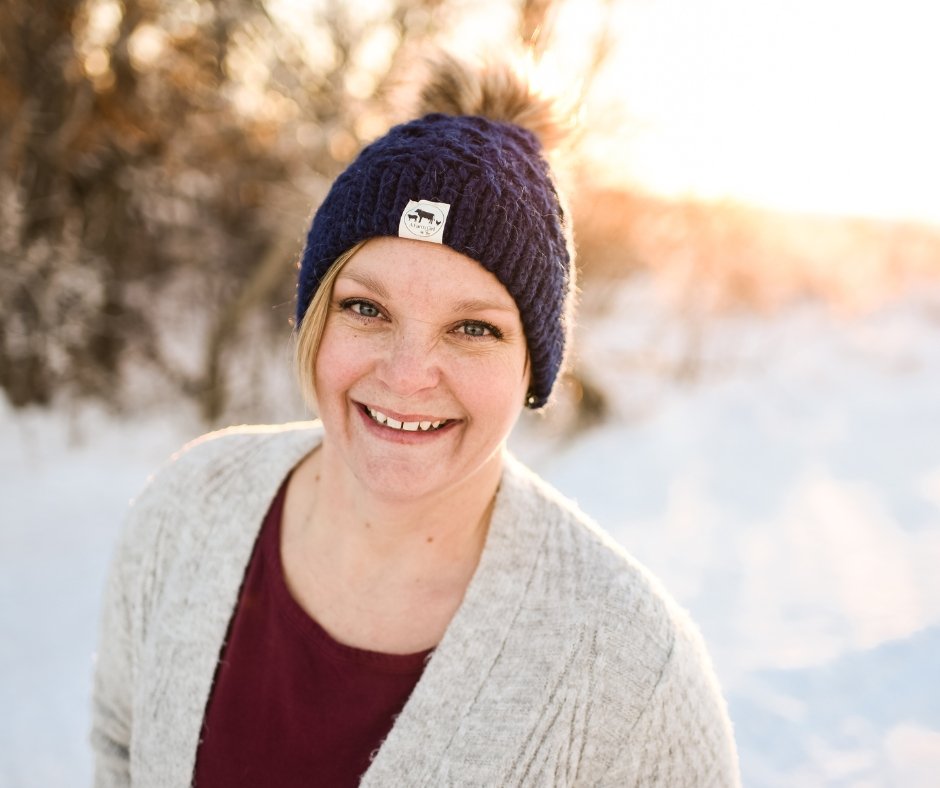 Navy Blue Alpaca Blend Wool Crochet Hat with Pom - a-Farm-girl-bytess | Handmade Alpaca Wool Winter Hats for Women